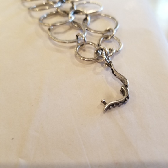 FIRM NWT Lucky Brand Silver Toned Chain Bracelet - Picture 3 of 5